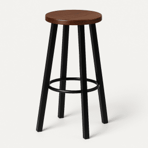 Industriële barkruk Bistro noten gebeitst beuken