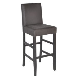 Barbosma Vintage barkruk grijs kunstleder