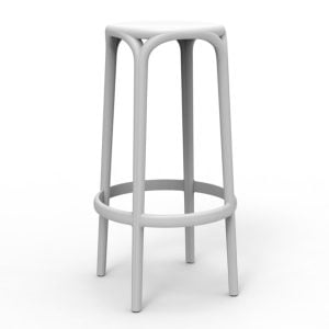 Brooklyn barkruk wit 76cm