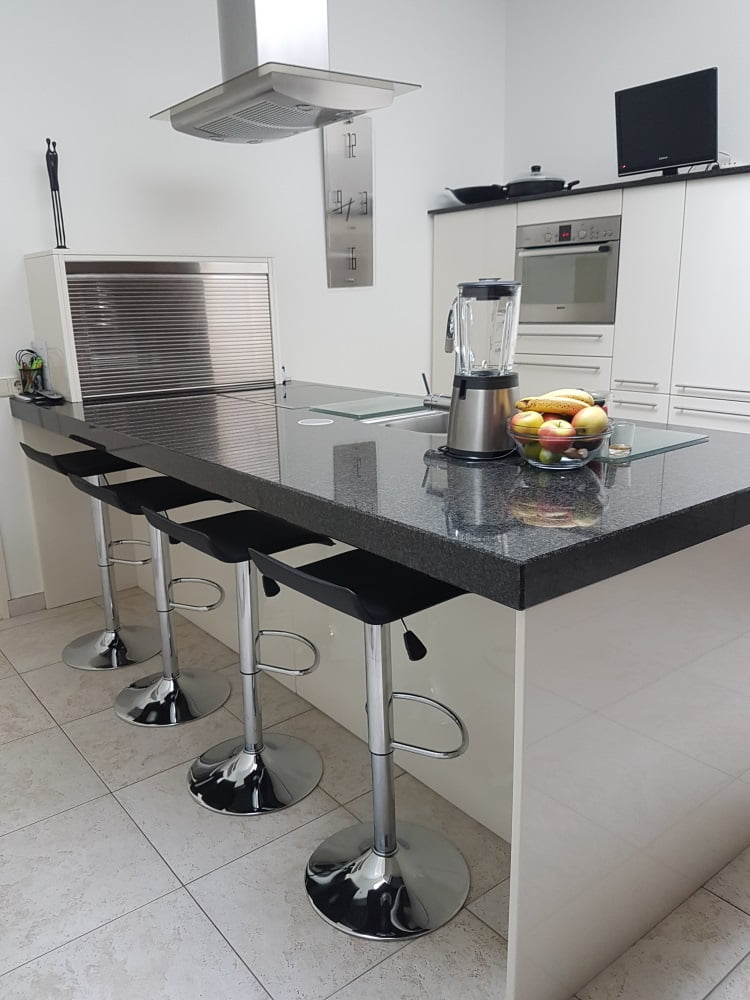 Set van 2 Calais Barkrukken Zwart - Afbeelding 6