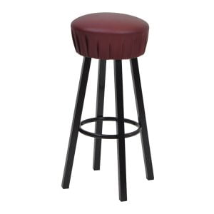 Industriële barkruk Pub Premium bordeaux rood
