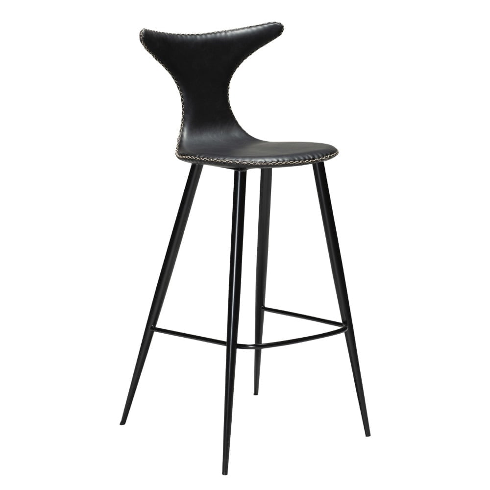 Dolphin barkruk vintage zwart 76cm