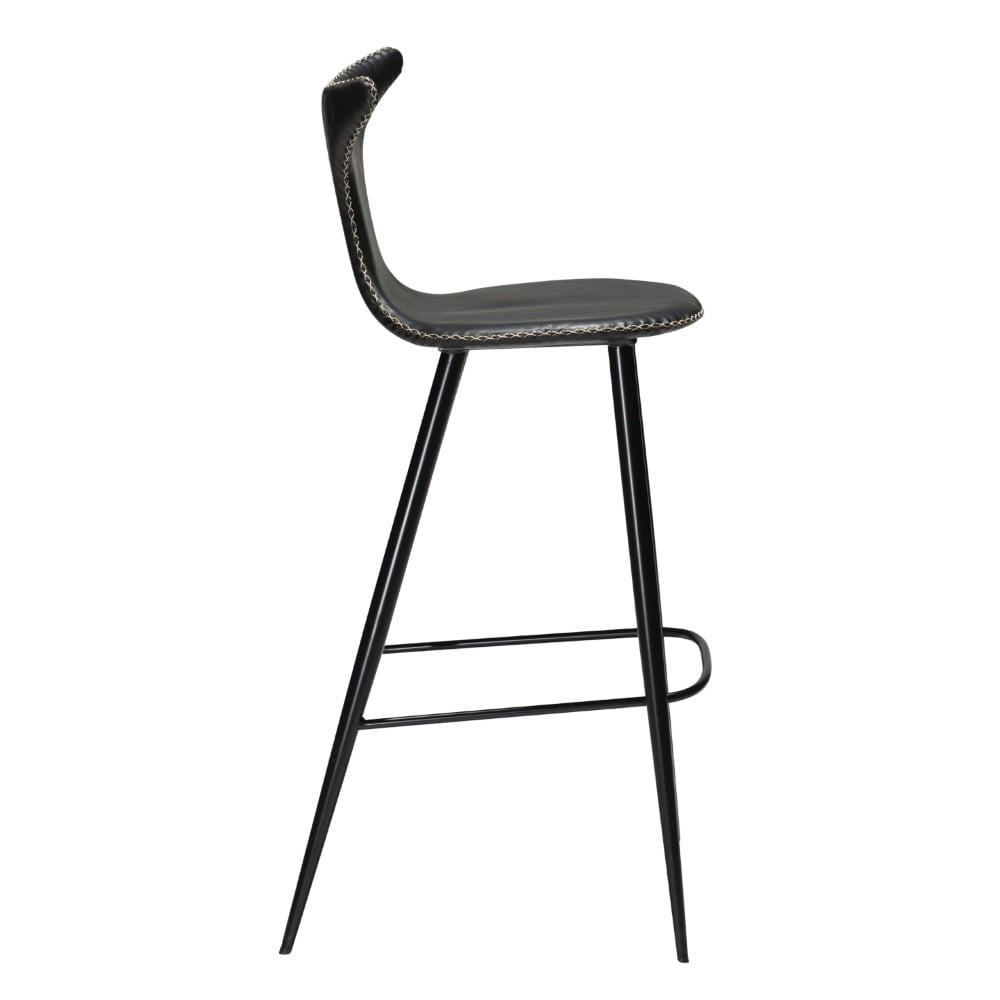 Dolphin barkruk vintage zwart 76cm - Afbeelding 4