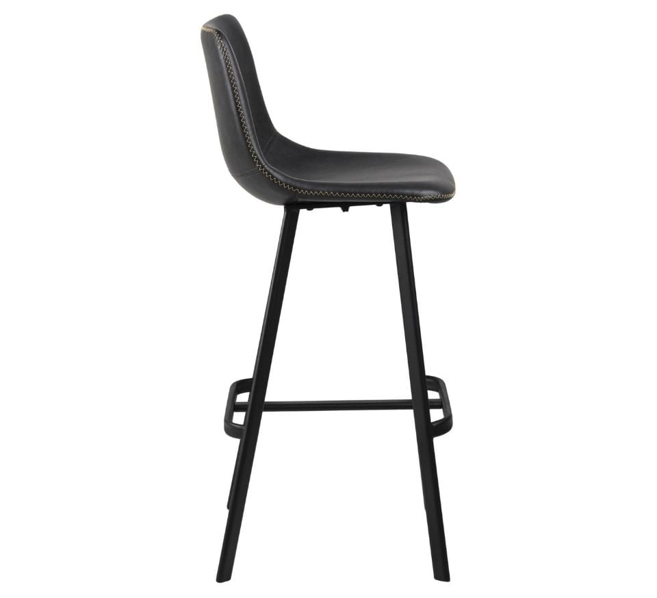 Elba Barkruk Zwart 76cm - Afbeelding 3