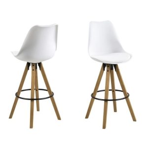 Set van 2 Sophie barkrukken wit