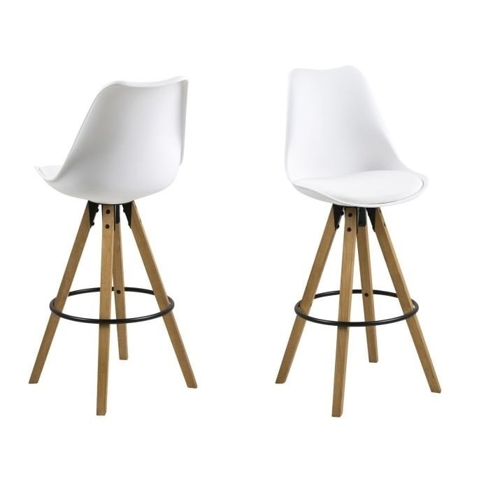 Set van 2 Sophie barkrukken wit