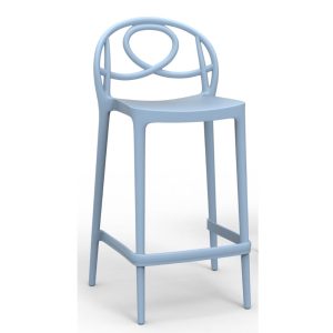 Etoile terrasbarkruk 67cm blauw