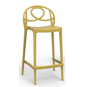 Etoile terrasbarkruk 67cm geel
