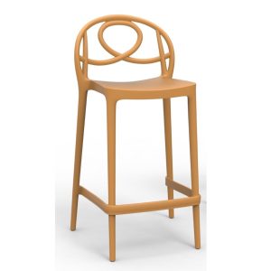 Etoile terrasbarkruk 67cm oranje