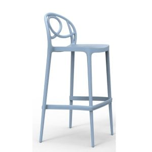 Etoile terrasbarkruk 77cm blauw