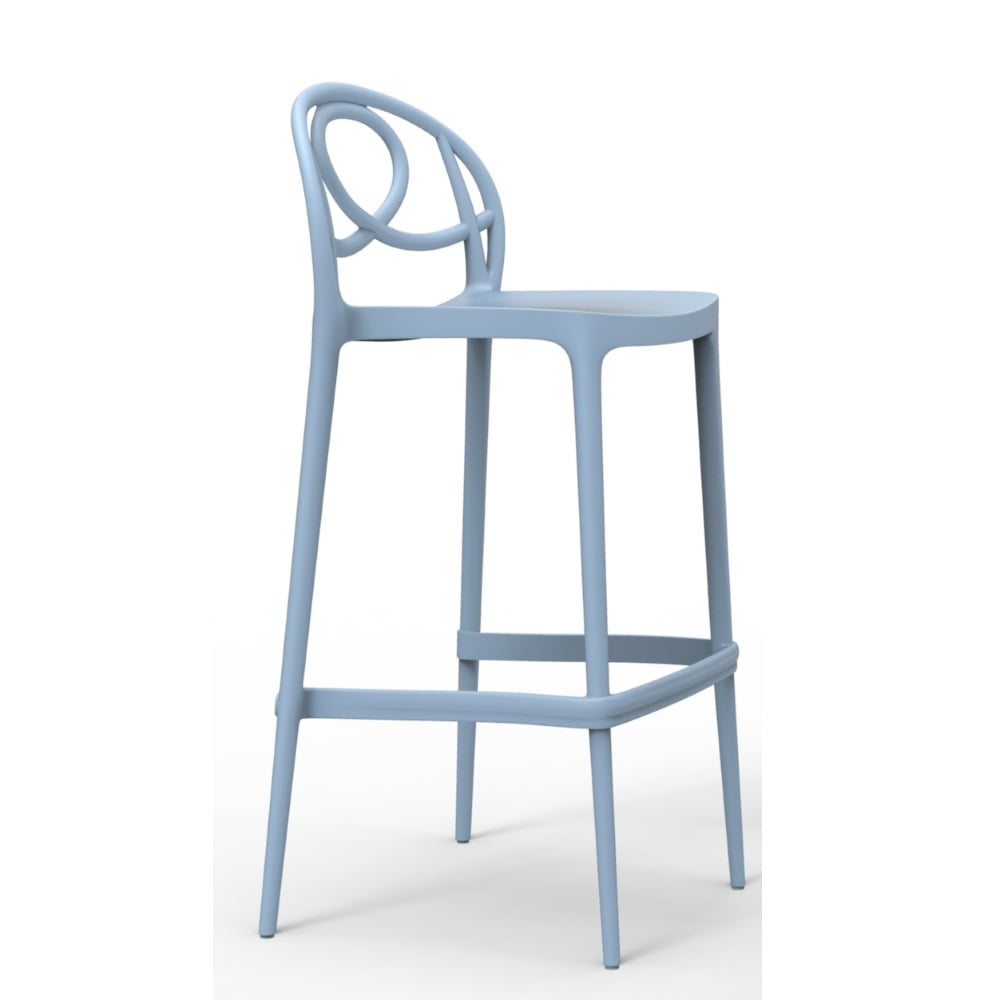 Etoile terrasbarkruk 77cm blauw
