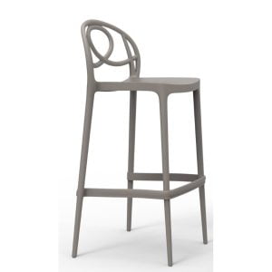 Etoile terrasbarkruk 77cm grijs