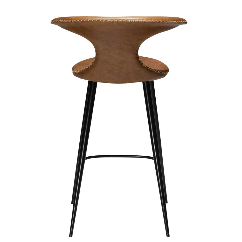 Flair barkruk cognac leer 65cm - Afbeelding 2