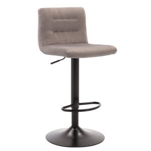 Holst barkruk grijs velvet