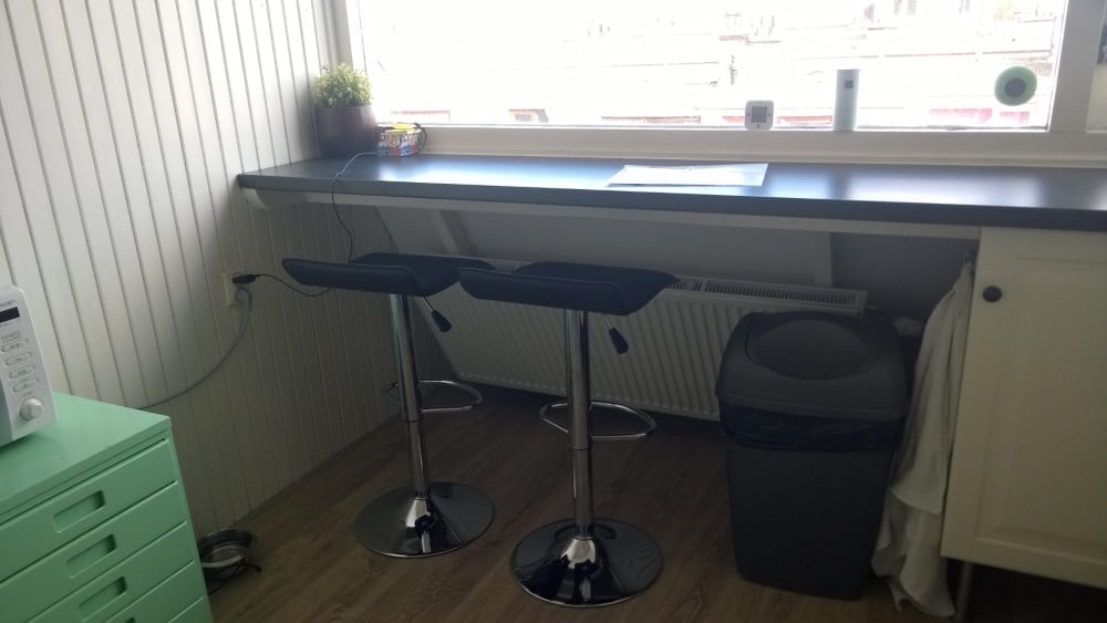 Set van 2 Calais Barkrukken Zwart - Afbeelding 11