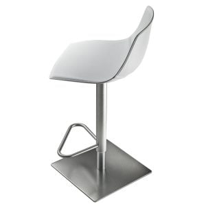 Miunn barkruk RVS frame/Leer