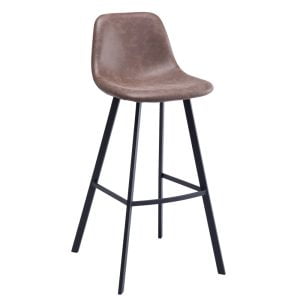 Industriële barkruk Maret bruin 80cm