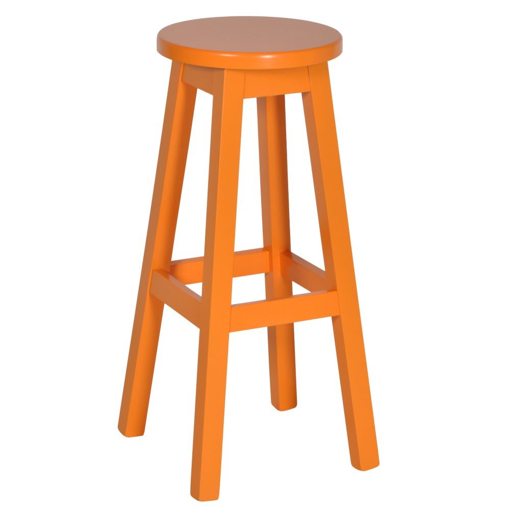 Barkruk Mike oranje