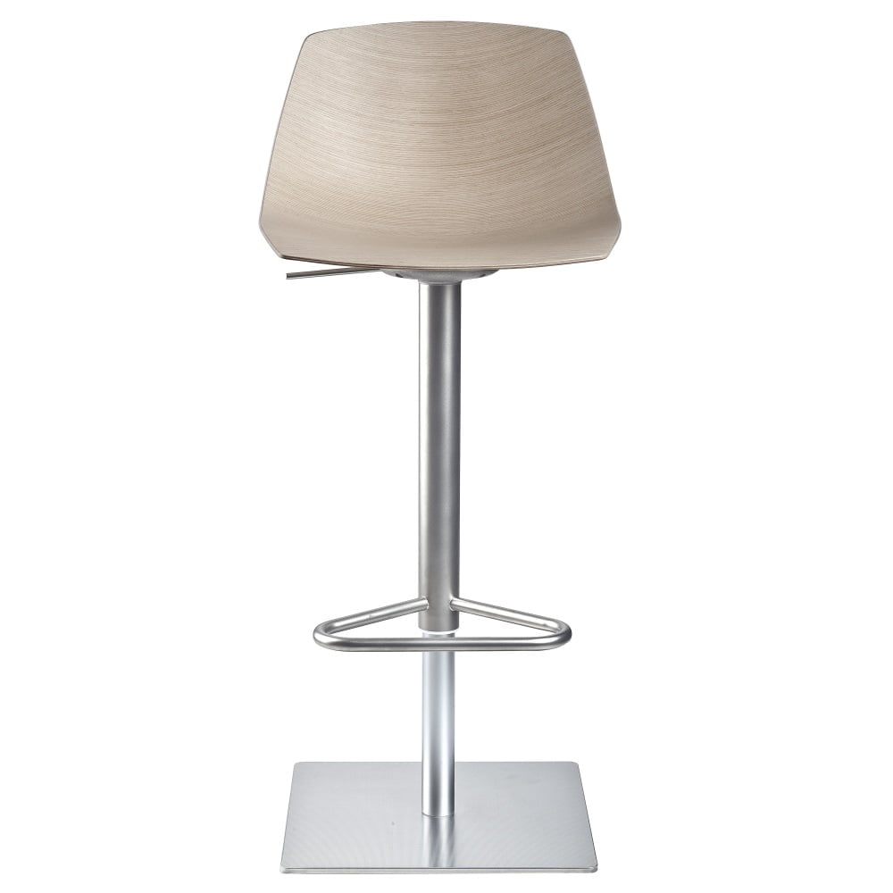 Miunn barkruk RVS frame/Hout - Afbeelding 4