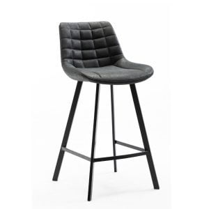 Industriële barkruk Napoli antracietgrijs 82cm