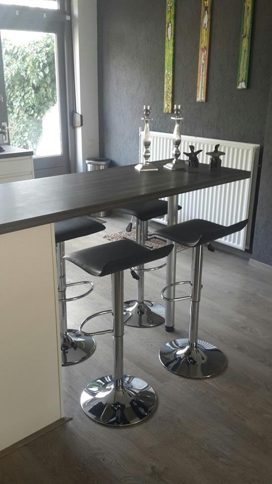 Set van 2 Calais Barkrukken Zwart - Afbeelding 10