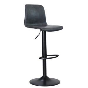 Phuket barkruk antracietgrijs kunstleder