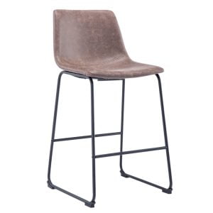 Industriële barkruk Sallo bruin 80cm