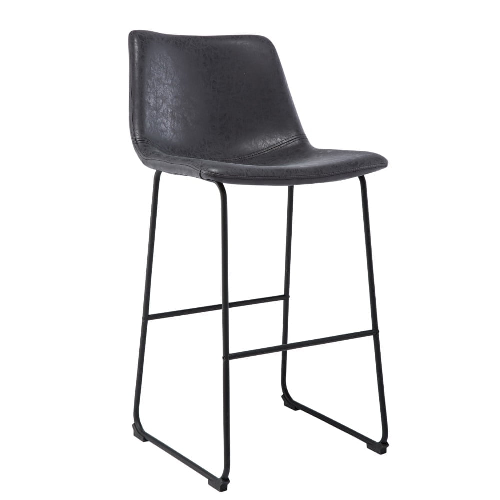 Industriële barkruk Sallo antraciet 80cm