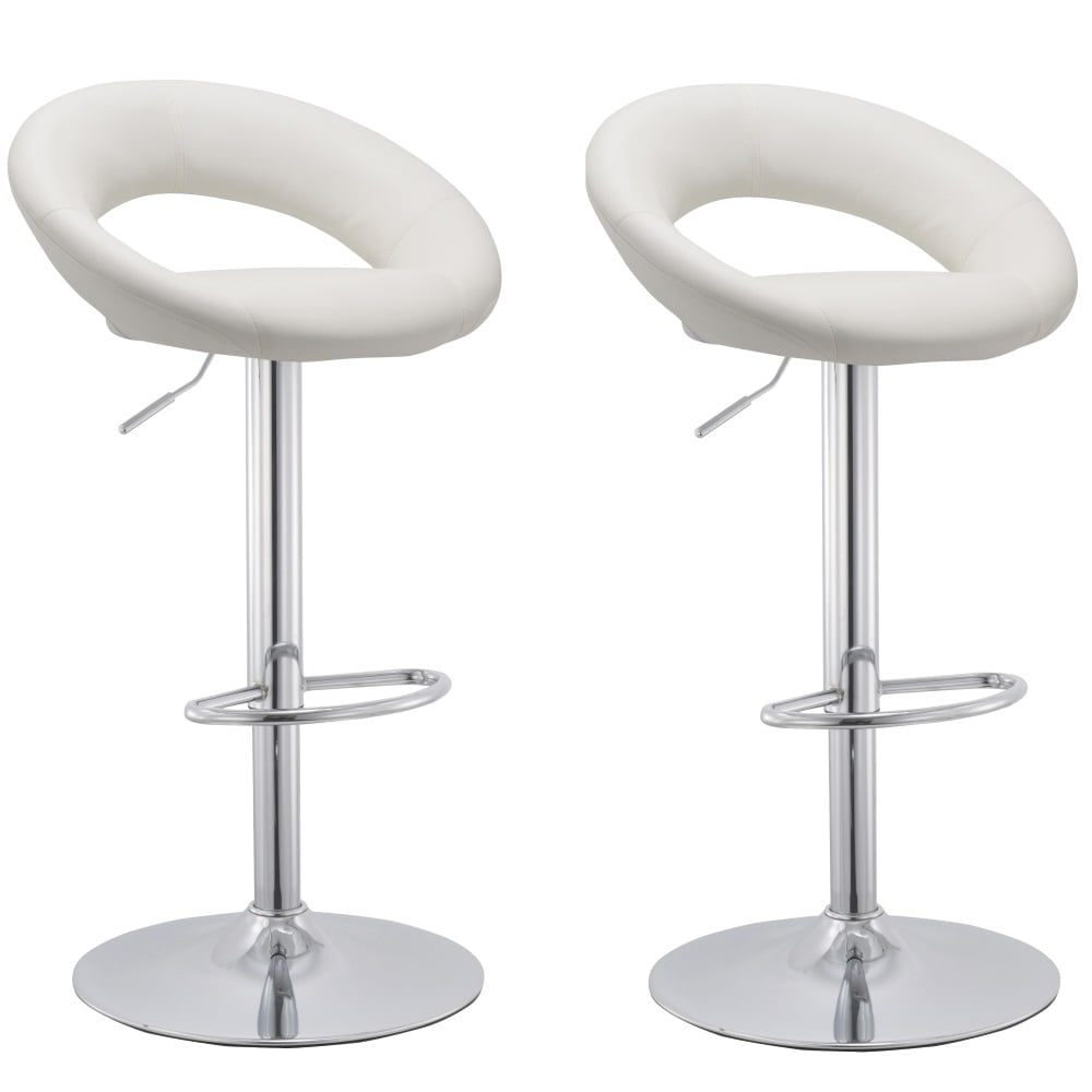 Set van 2 Hugo Barkrukken Wit