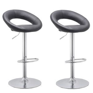 Set van 2 Hugo Barkrukken Zwart