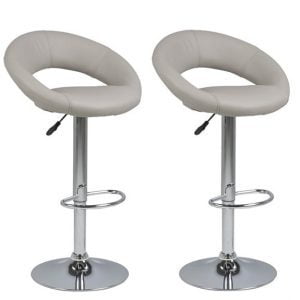 Set van 2 Kyra Barkrukken Taupe