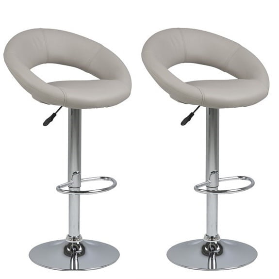 Set van 2 Kyra Barkrukken Taupe
