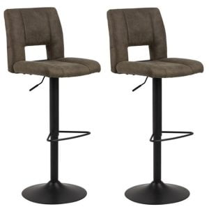 Set van 2 Linda Barkrukken Olijfgroen