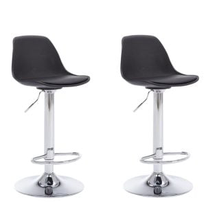 Set van 2 Rangsit Barkrukken Zwart