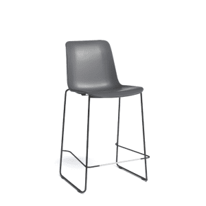 Industriële barkruk Sonia 65cm antraciet/grijs
