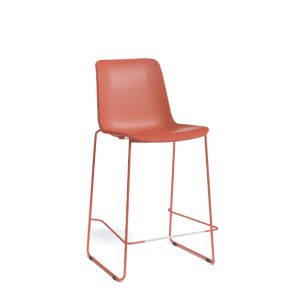 Industriële barkruk Sonia 65cm rood-oranje