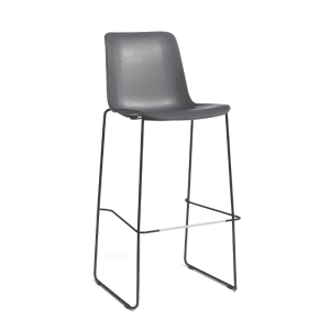 Industriële barkruk Sonia 80cm antraciet/grijs