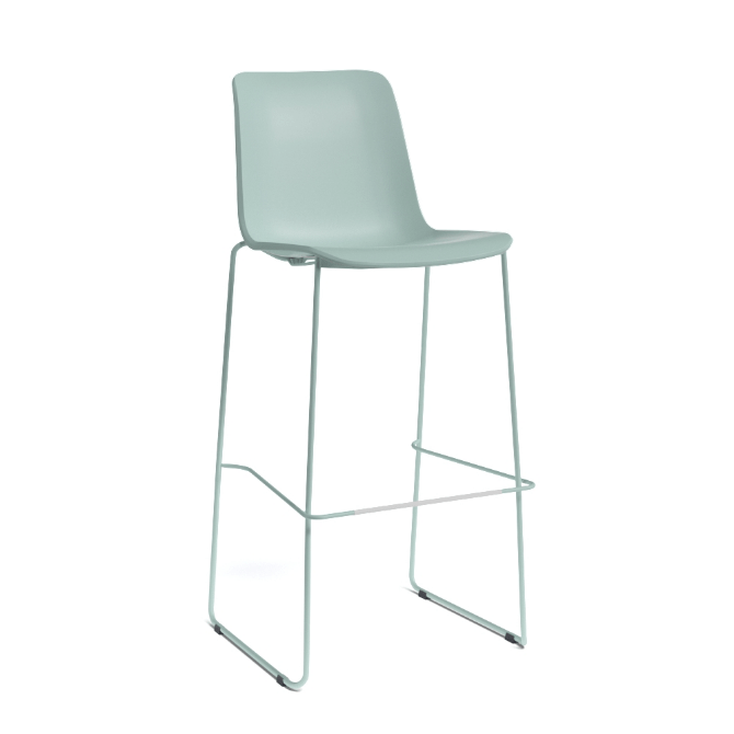 Industriële barkruk Sonia 80cm blauw