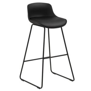 Industriële barkruk Teun zwart 66cm