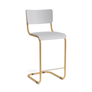 Industriële barkruk Tonie 65cm wit hpl