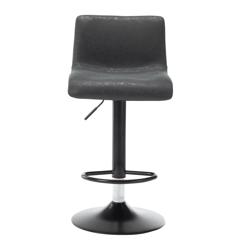 Industriële barkruk Vinnie Vintage zwart - Afbeelding 4