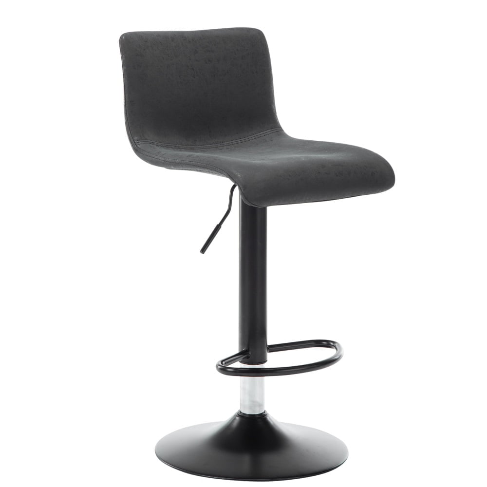 Industriële barkruk Vinnie Vintage zwart