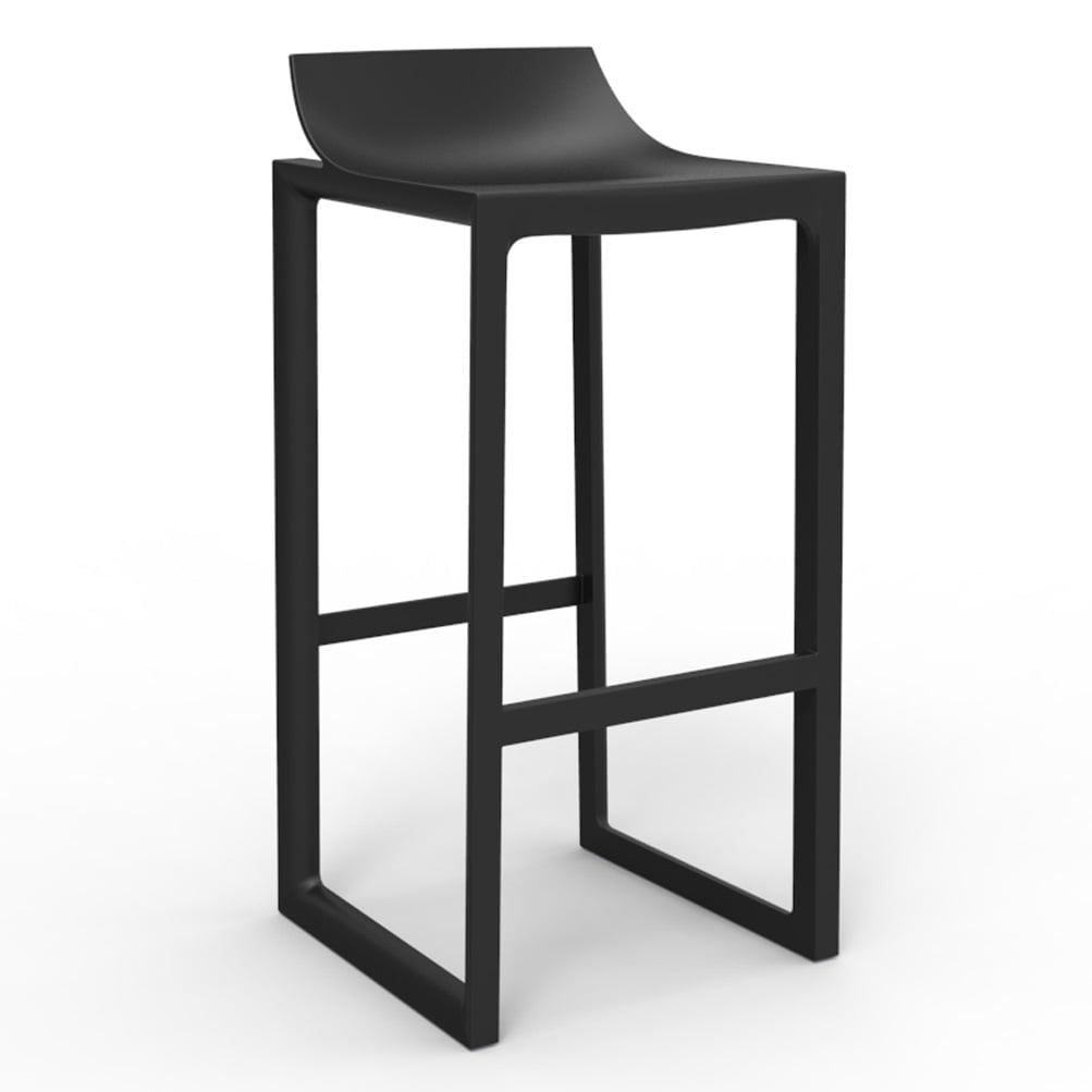 Wall street barkruk zwart 76cm