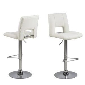 Set van 2 Wanda Barkrukken Wit