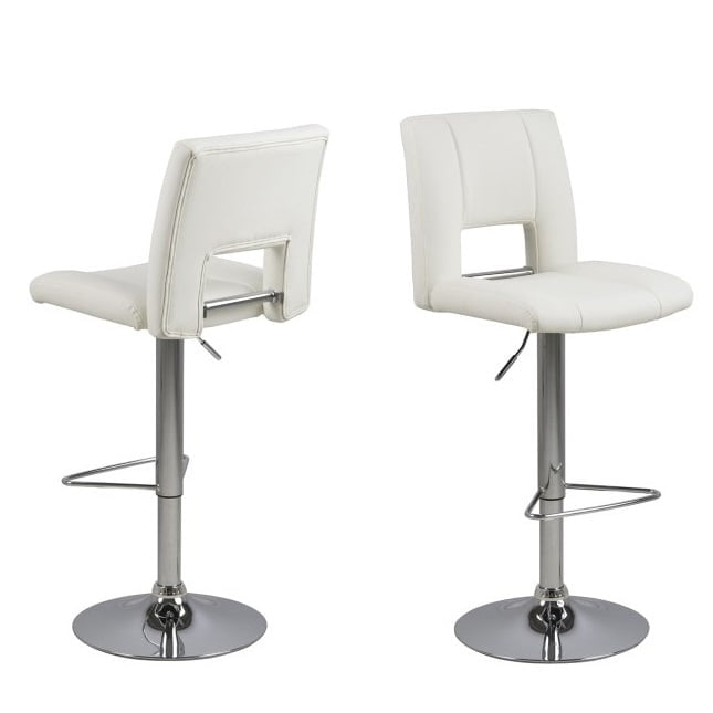 Set van 2 Wanda Barkrukken Wit