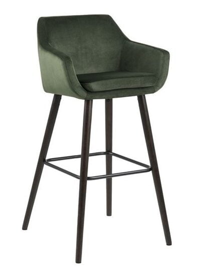 Set van 2 Wenen Barkrukken Green Velvet - Afbeelding 2