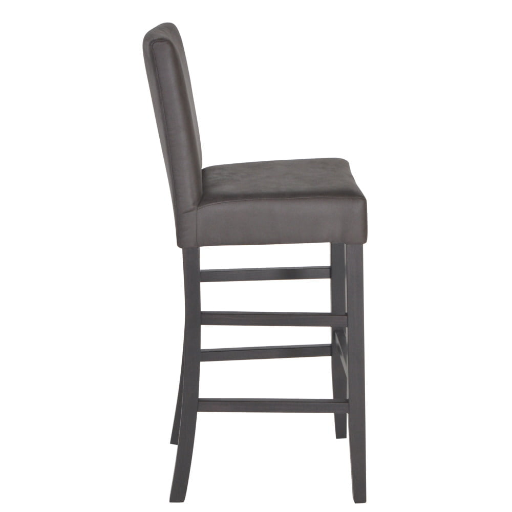 Barbosma Vintage barkruk grijs kunstleder - Afbeelding 3