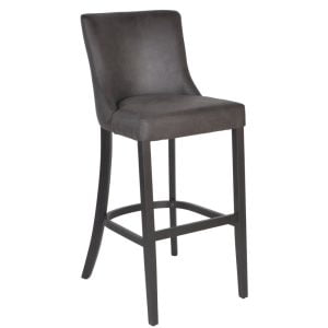 Bargajda Vintage barkruk grijs kunstleder