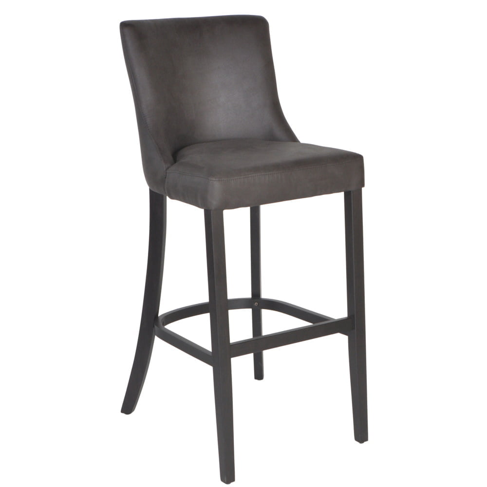 Bargajda Vintage barkruk grijs kunstleder