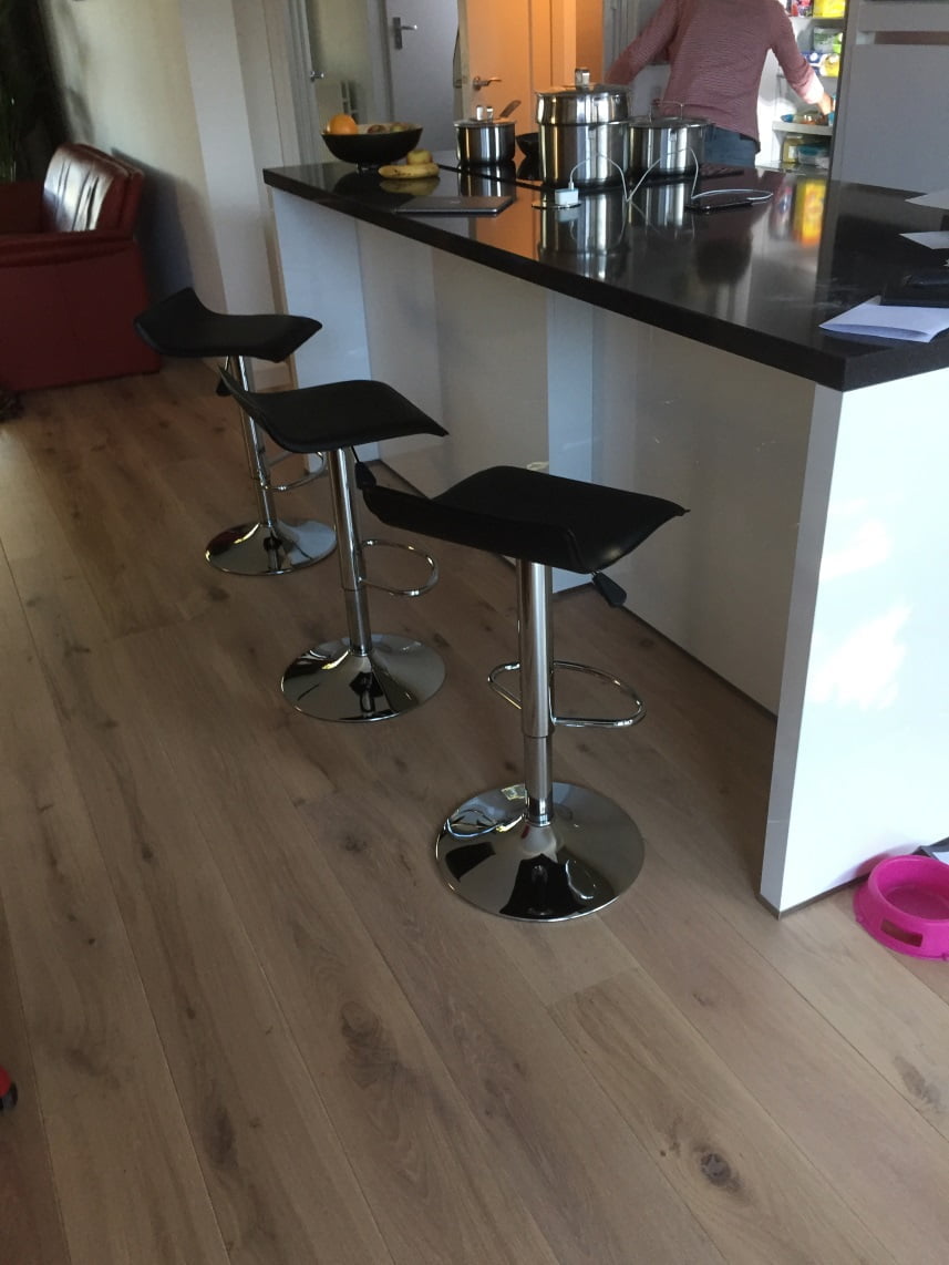 Set van 2 Calais Barkrukken Zwart - Afbeelding 7